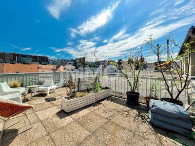 Gigantisch - DG-Hit mit großer Terrasse nahe Donaukanal und Prater!