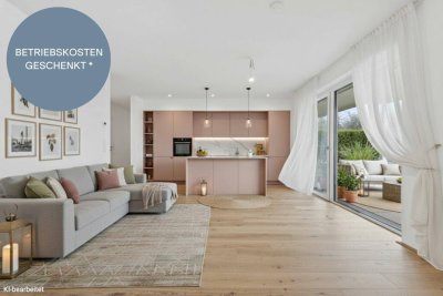 OSTERAKTION! Provisionsfreie 4-Zimmer-Wohnung mit viel Leichtigkeit | Zwei Bäder | Garten und Terrasse