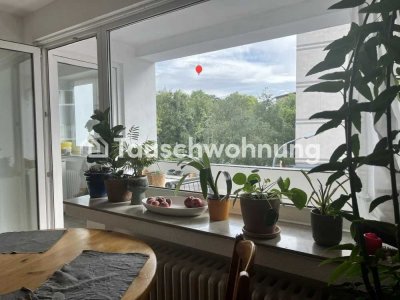 Tauschwohnung: 3-Zimmer Küche Bad + Balkon mit Panorama Fenster