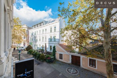 | WOHNEN NÄHE HUSARENTEMPEL | TRAUMHAFTE 2 ZIMMER ALTBAUWOHNUNG | TOPLAGE