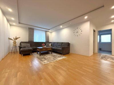 Wohnen im Zentrum: Neuwertige 3-Zimmer Gartenwohnung