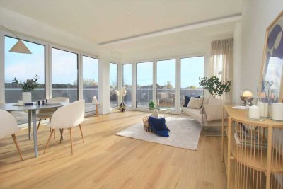 Provisionsfrei vom Eigentümer: Neubau-Penthouse-Wohnung mit großzügiger Dachterrasse in Eversten