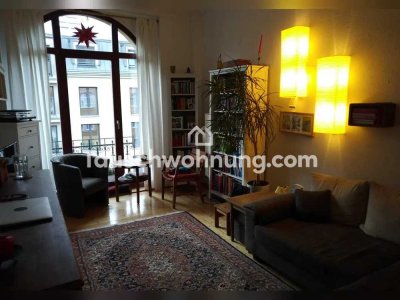 Tauschwohnung: Biete 2,5-Raum-Wohnung mit Dielen, Balkon und Stuck