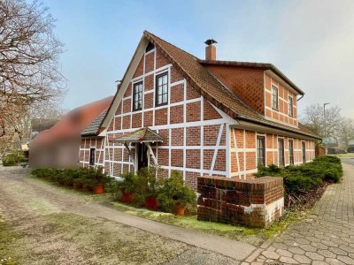Liebevoll modernisiertes Fachwerk-Bauernhaus mit Einzelhauscharakter (DHH) 360°-Rundgang