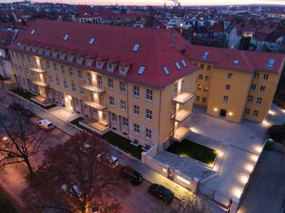 Individuelle 4-Zi.-Maisonette-Whg. mit Balkon, Terrasse u. attrakt. Ausstattung im Paulusviertel