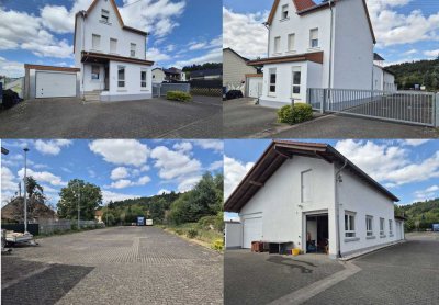 Geräumiges Mehrfamilienhaus in Merzig mit optional anmietbaren Hallen/Garagen und Stellplätzen