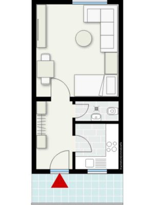 Schöne 1- Zimmer Wohnung