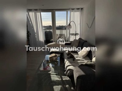 Tauschwohnung: Helle moderne Maisonette Wohnung DG mit Süd-West-Balkon