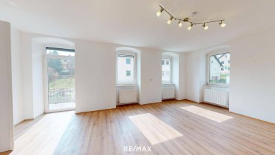 Große Altbauwohnung mit eigenem Garten in Wilhering