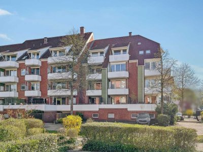 Charmante 3-Zimmer-Dachgeschosswohnung in ruhiger und doch zentraler Wohnanlage in Buxtehude