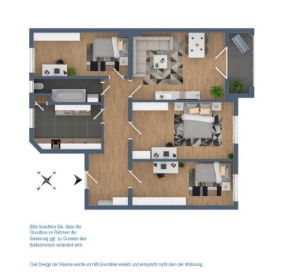Wohntraum nach Sanierung – 4-Zimmer-Eigentumswohnung in Toplage von Berlin-Johannisthal