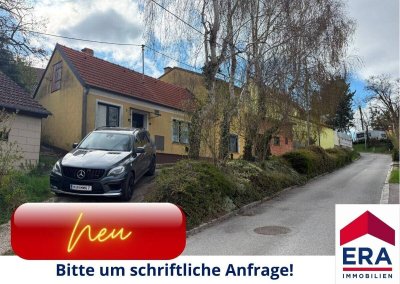 Zur Miete: Nettes Einfamilienhaus mit Presshaus, Kellerröhre, Terrasse &amp; Gartenhütte in Wilfersdorf