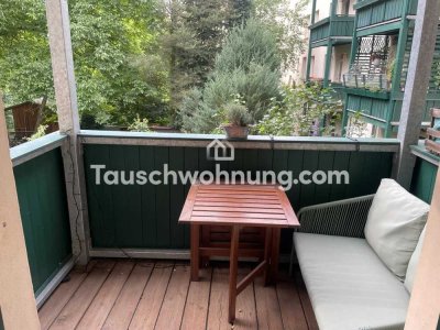 Tauschwohnung: 2 Raum Wohnung in Connewitz und Schleußig gegen 3 Raum