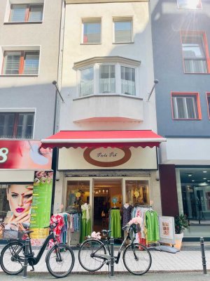 Stadthaus in der Kölner Innenstadt – ideal für Wohnen und Arbeiten (Ladenlokal + Wohnung)