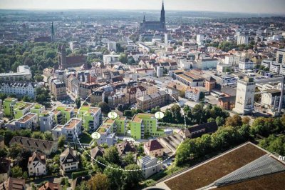Hochwertige 2-Zimmer-Neubauwohnung (Baujahr 2020) in Ulm-Weststadt – KfW-55, Einbauküche, Loggia & S