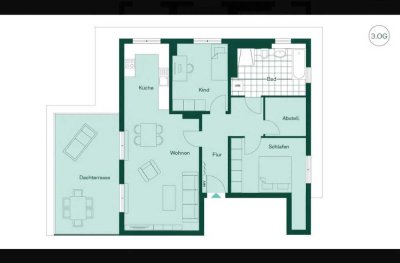 Geschmackvolle, neuwertige 3-Zimmer-Wohnung mit geh. Innenausstattung mit Terrasse und EBK in Zossen