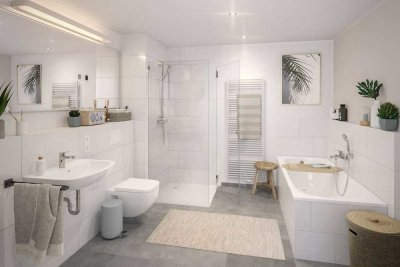 3-Zimmer-Wohnung mit süd-ausgerichteter, teilw. überdachten Terrasse