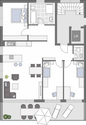 Platz zum Entfalten: Familienfreundliche 4-Zimmer-Wohnung mit großem Balkon