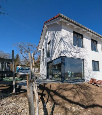 Architekten Doppelhaushälfte (Neubau) mit Weitblick