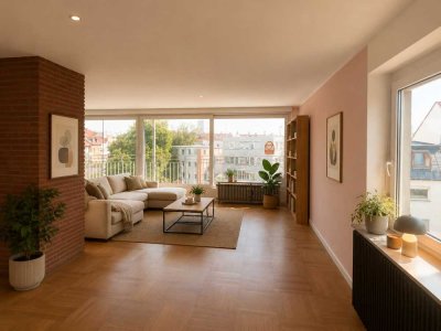 4-Zimmer-Wohnung mit Dachterrasse! Gerne auch für WGs!