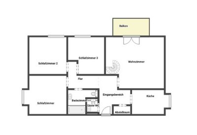 Helle Maisonette-Wohnung im Erstbezug nach Renovierung – mit Balkon