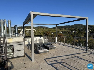 Exklusiver Wohnkomfort in Toplage: Vollmöblierte Luxus-Terrassenwohnung in 1190 Wien