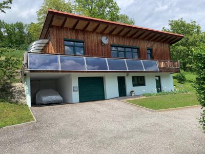 Wohnen - Gesundheit - Arbeiten - Leben im Thoma Holz 100 Haus mit Hanfdämmung und Lehmputz