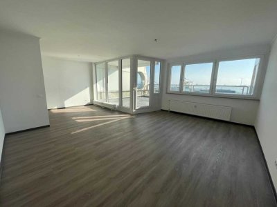 Helle 3-Zimmer Wohnung mit großer Terrasse und Weser-Blick