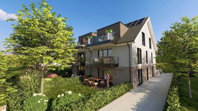 wunderschöne, moderne 2-Zimmer Neubauwohnung mit Terrasse in  herrlicher Lage von Münster