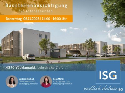 Miete: NEUBAU, Top 9, Erstbezug: 3-Zimmer Wohnung mit Tiefgaragenstellplatz