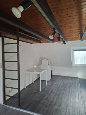 Krefeld-City: Helles Appartement/ Zweitwohnung mit Miniküche und Waschmaschine !