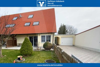 Gepflegte Doppelhaushälfte in Nördlingen als Ein- oder Zweifamilienhaus