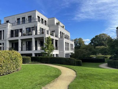 Luxus-Maisonette in erster Rheinlage – 412 m² mit Sauna, Gym, Golfsimulator & 24/7 Security