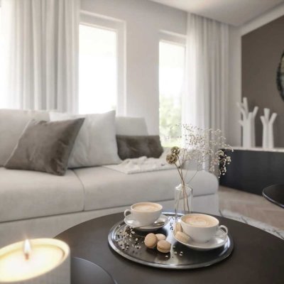 Ein unverbaubarer Blick ins Grüne bietet dieses Grundstück