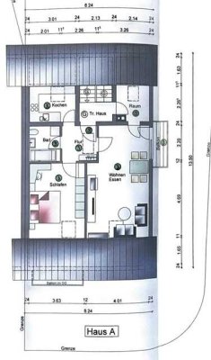 Helle 2,5 Zimmer DG-Wohnung mit Balkon im Herzen von 74321 Bi.-BISSINGEN