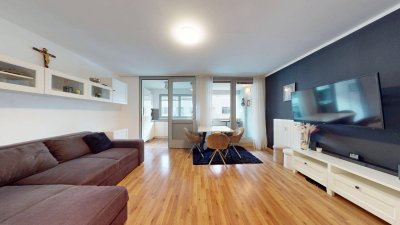 Sonnige 2-Zimmerwohnung mit Privat-Zugang &amp; Loggia