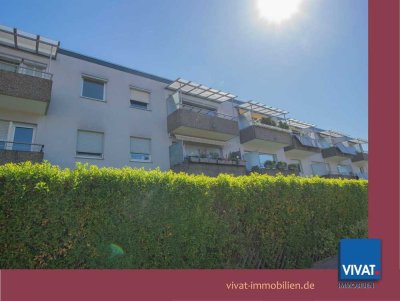 Großzügige 1-Zi-Wohnung mit Sonnen-Balkon, TGL-Bad/WC, Küche, Stellplatz.