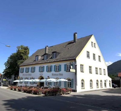 Bad Kohlgrub - möblierte Wohnung mit schönem Bergblick und zwei Balkonen