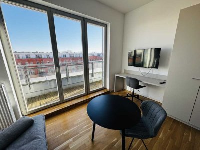Wohnen wo Berlin am schönsten ist - 1-Zimmer-Dachgeschosswohnung an der Spree  voll möbliert