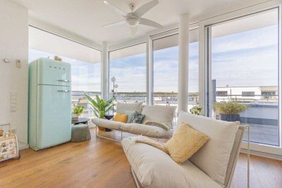 Exklusiv und sehr selten! Luxuriöses Penthouse mit Blick auf die Weinberge