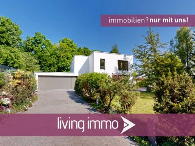 Modernes Architektenhaus im Bauhausstil I Doppelgarage & großes Grundstück I sehr begehrte Wohnlage