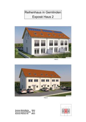 Erstbezug: Exklusive 5-Raum-Reihenmittelhaus mit gehobener Innenausstattung in Maisach