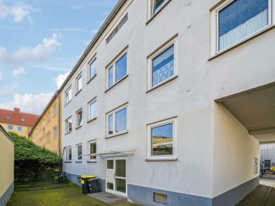 Mitten in Braunschweigs Innenstadt - helle 3-Zimmer Wohnung mit Süd-Balkon - Erbpacht