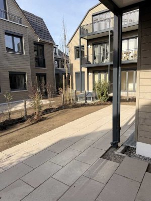 Sonnig, neu und in bester Nachbarschaft  - 2 Zimmerwohnung mit Terrasse und Garten zu vermieten