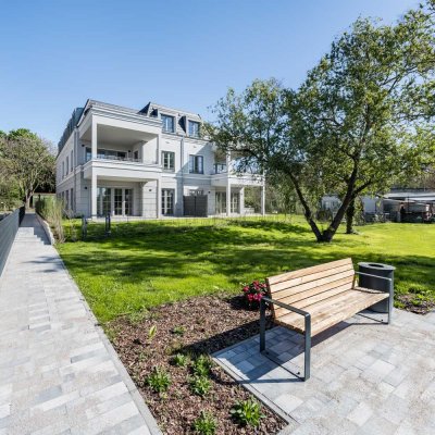 Stilvolles Wohnen mit Weitblick – 4-Zimmer-Erdgeschosswohnung mit Gartenidylle und hohen Decken