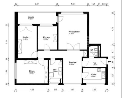 Altersgerechte  und  komfortable Wohnung. Zur Zeit in der Sanierung!