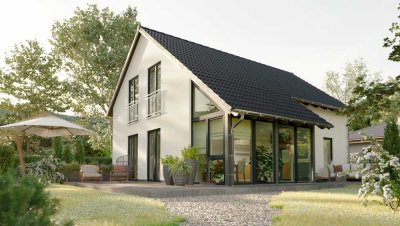 Elegantes Familienglück im Grünen - modernes Zuhause mit großem Grundstück incl.