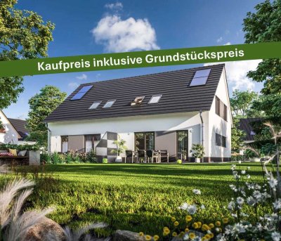 Mit Grundstück: Unabhängigkeit & Nähe ideal kombiniert im Town & Country Doppelhaus in Brackstedt