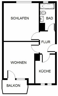 Neue Wohnung, neues Glück! Ansprechende 2-Zi.-Wohnung