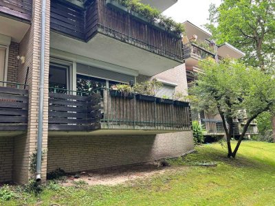 Vermietete 2-Zimmer-ETW mit Balkon  sowie einen Tiefgaragenstellplatz